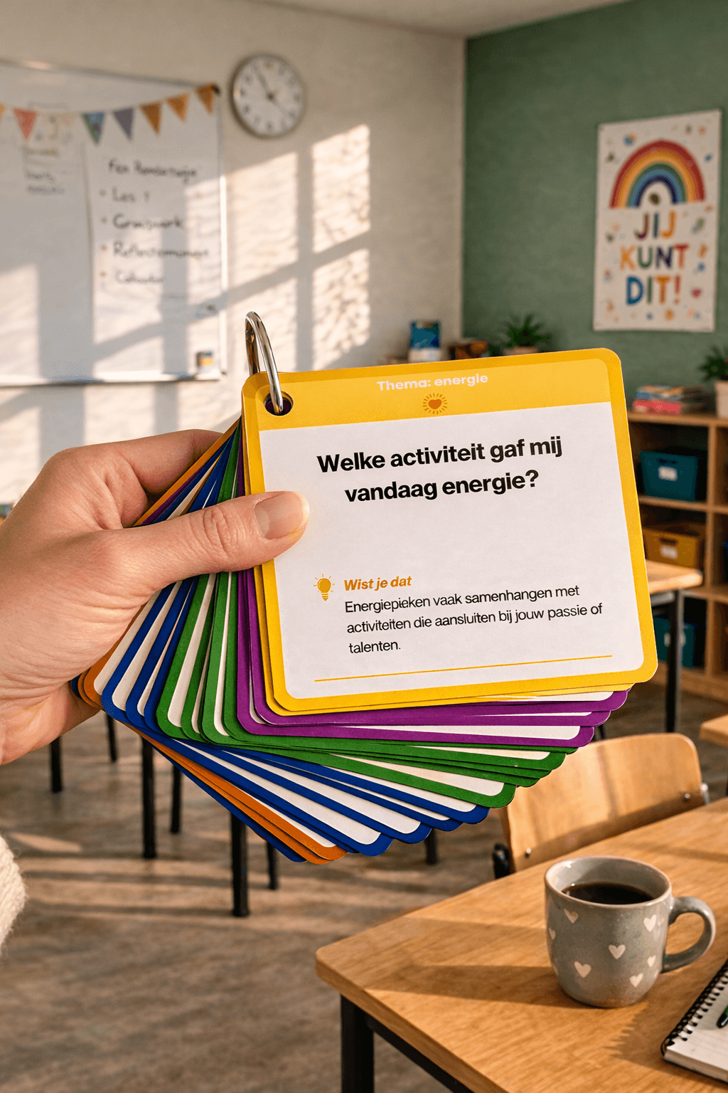 Reflectiewaaier leerkracht